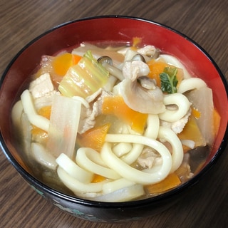 豚肉と野菜 あんかけうどん